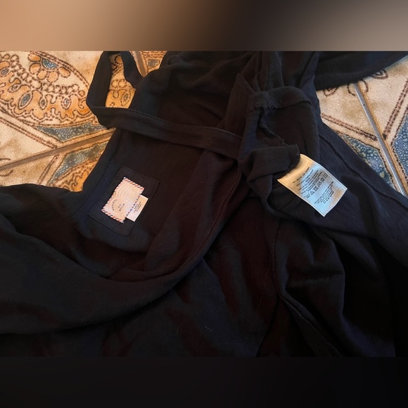 Anthropologie Postmark One Shoulder Long Sleeve medium cotton top boho poplin - Picture 4 of 5